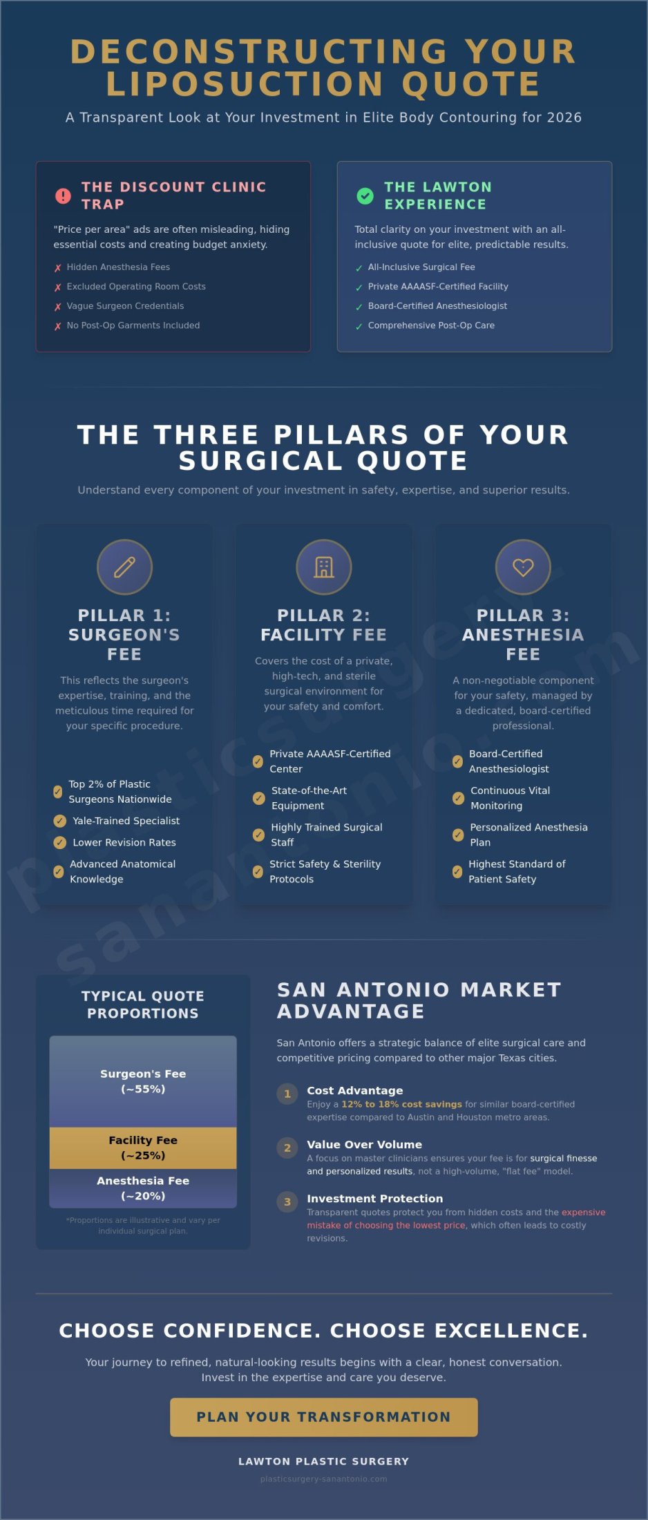 How much is liposuction in San Antonio